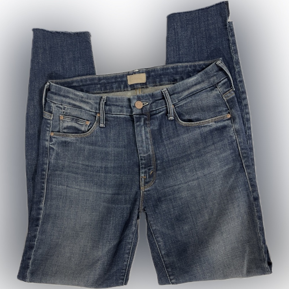 Mother The Looker Ankle Step Fray jeans Can’t Leave It Alone 27